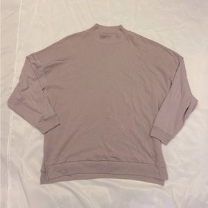 American Eagle lavender sweatshirt w/ high collar